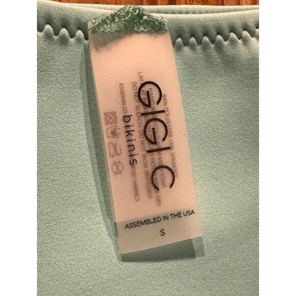 GIGI C SWIM LINDA BIKINI BOTTOM WOMEN'S SUMMER BEACH VIBES SEYCHELLES SMALL NWT - Picture 3 of 3